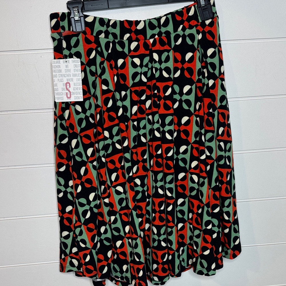 LuLaRoe Madison Skirt POCKETS- Black, Red, Green